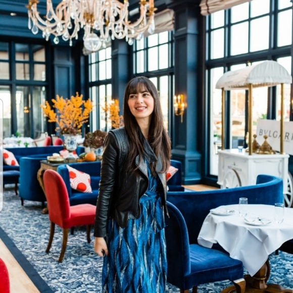 HAPPYxNATURE Alpha Feather-Print Crepe Wrap - Picture 12 of 12